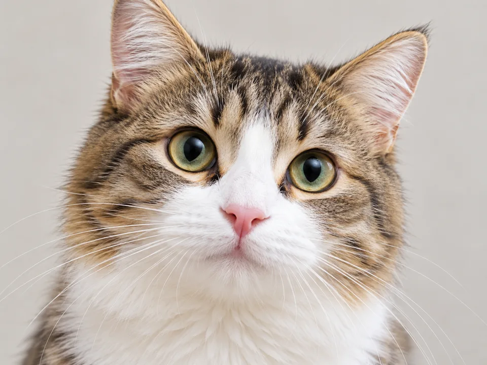 猫の顔を大きく写した編集部作成イメージ(掲載施設の写真ではありません)